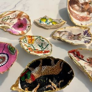 Oyster/Seashell trinket dishes